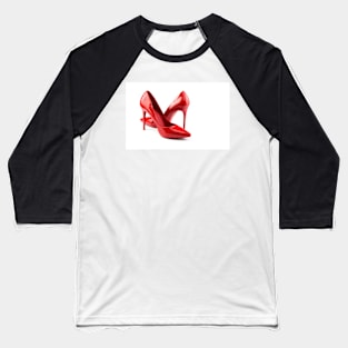 red woman shoes fashion Baseball T-Shirt